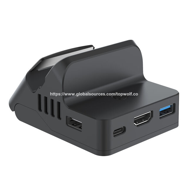 Estação de Acoplamento de TV HONSON 4K 60HZ para Console Switch2, Comutação de Modo TV/Tabletop, Suporte para Saída de Vídeo 4K, 1080P e 720P