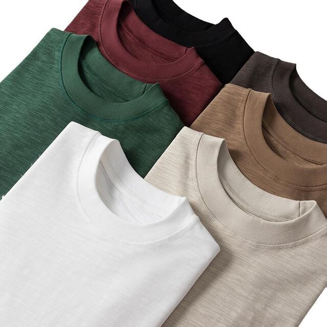 Light Weight Slim Fit Spandex Cotton Blend Sexy Plain T Shirt Round Neck women's Basic Tshirt Baby Tee Fashion Trend Y2k Top