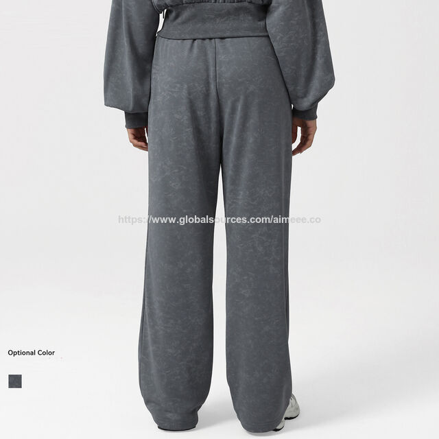 Calças de Moletom Largas e Oversized para Academia - Calças de Treino Esportivas de Perna Larga