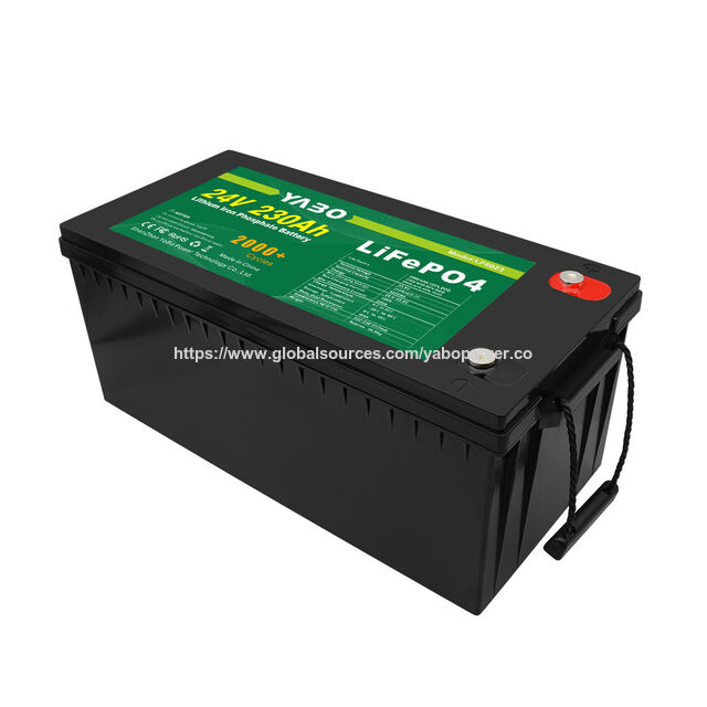 Bateria de Lítio Ferro Fosfato YABO 24V 230Ah: A Energia de Ciclo Profundo Definitiva para Backup de Energia Residencial Completo