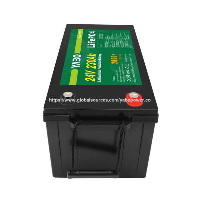 Bateria de Lítio Ferro Fosfato YABO 24V 230Ah: A Energia de Ciclo Profundo Definitiva para Backup de Energia Residencial Completo