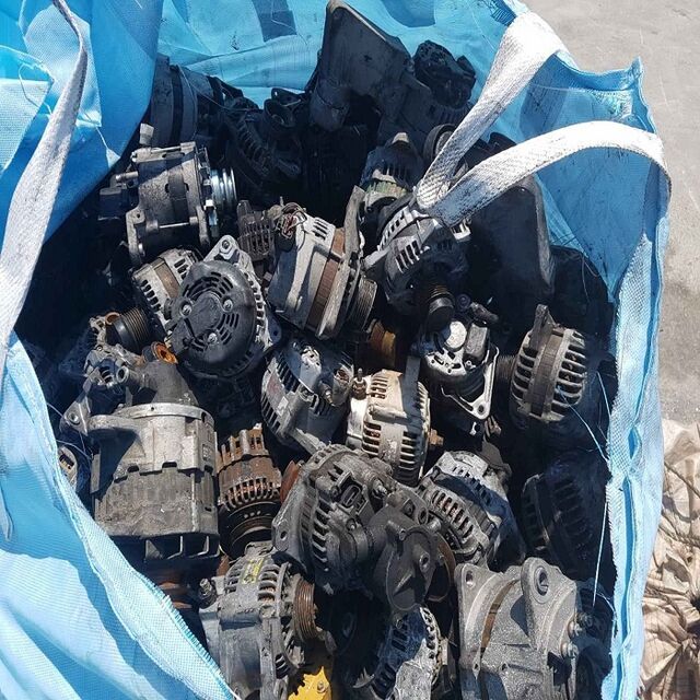 Sucata de motores elétricos de alta qualidade, alternadores e geradores usados para venda.