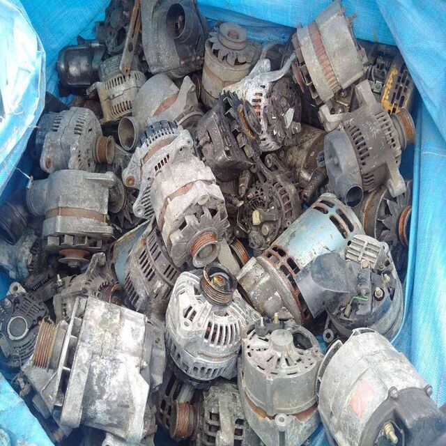 Sucata de motores elétricos de alta qualidade, alternadores e geradores usados para venda.