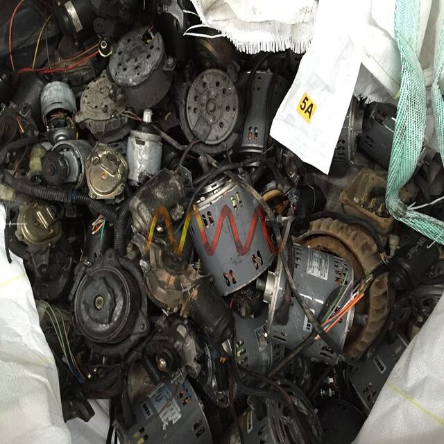 Sucata de motores elétricos de alta qualidade, alternadores e geradores usados para venda.