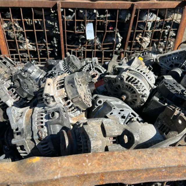 Sucata de motores elétricos de alta qualidade, alternadores e geradores usados para venda.
