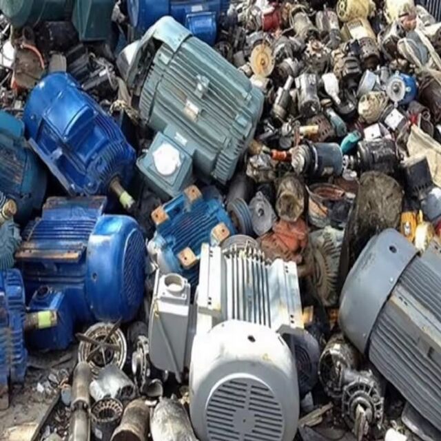 Sucata de motores elétricos de alta qualidade, alternadores e geradores usados para venda.