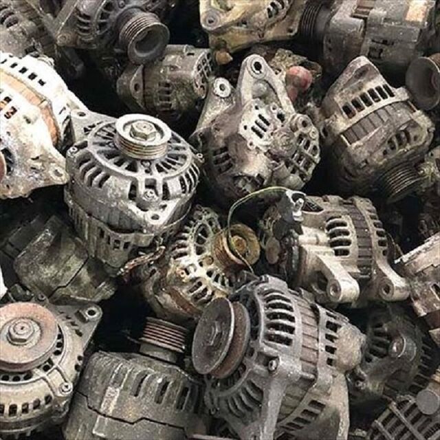 Sucata de motores elétricos de alta qualidade, alternadores e geradores usados para venda.