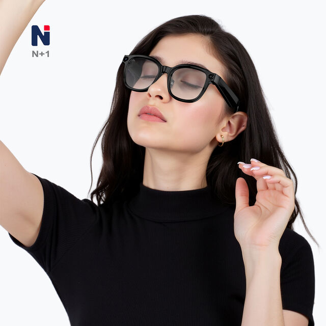 نظارات Da echo AI الذكية NYY01 مع كاميرا 8 ميجابكسل، مساعد صوتي، ترجمة، التعرف على الصور، ذاكرة 32 جيجابايت، فيديو 1080P 30 إطارًا في الثانية، ChatGPT