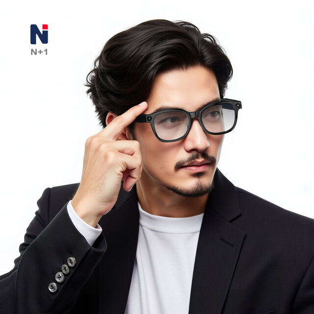 نظارات Da echo AI الذكية NYY01 مع كاميرا 8 ميجابكسل، مساعد صوتي، ترجمة، التعرف على الصور، ذاكرة 32 جيجابايت، فيديو 1080P 30 إطارًا في الثانية، ChatGPT