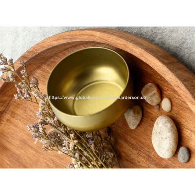 Harderson Hersteller Mehrzweck-Zinnkerzengefäß mit Deckel, 538 ml - Ausgezeichnete Haltbarkeit, ideal für die Kerzenherstellung und die Aufbewahrung kleiner Gegenstände
