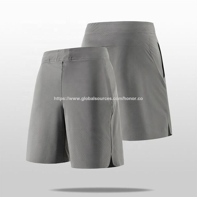 Shorts de sport pour hommes, adaptés à l'entraînement en extérieur et à la salle de sport - Shorts de course respirants en maille pour activités sportives