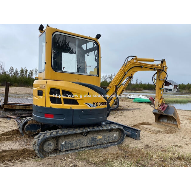 Mini-Raupenbagger YC35SR, 3 Tonnen, zum Fabrikpreis auf Lager zu verkaufen