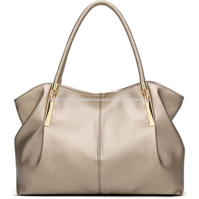 Große PU-Leder Handtaschen Damen Schulter Tote Bag Kundenspezifisches Design willkommen