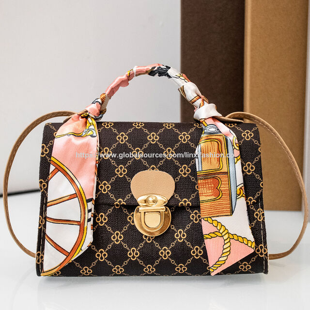 Fabrik Leder Tragetasche diagonale Umhängetasche Tragbare Handtasche mit Alligator-Textur für Damen