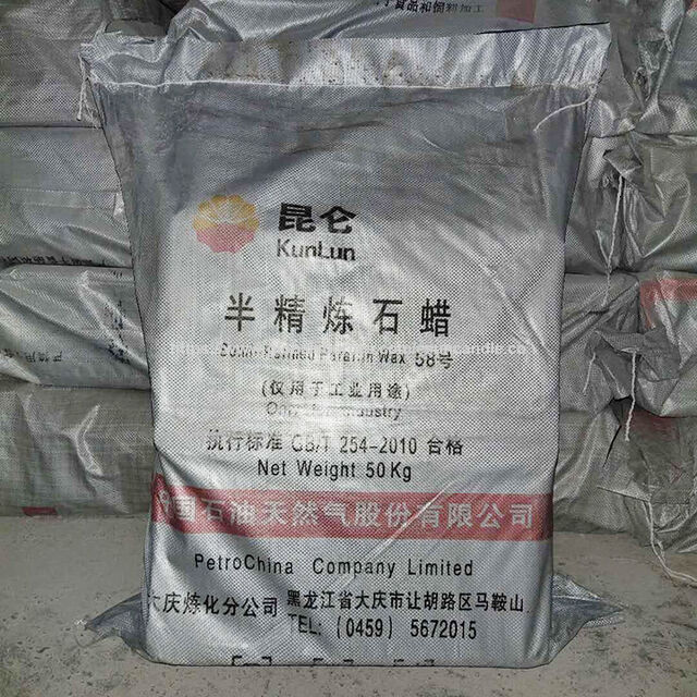 Cire de Paraffine Entièrement Raffinée 58/60 Blanc en Bloc pour la Fabrication de Bougies Parfumées et Applications Cosmétiques
