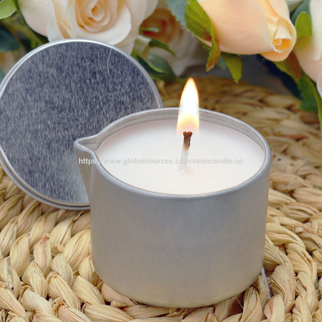 Lokale Lagerheilung Natürliches, rauchfreies Sojawachs Aromatherapie 1oz*6 Ätherisches Öl Massagekerze für SPA
