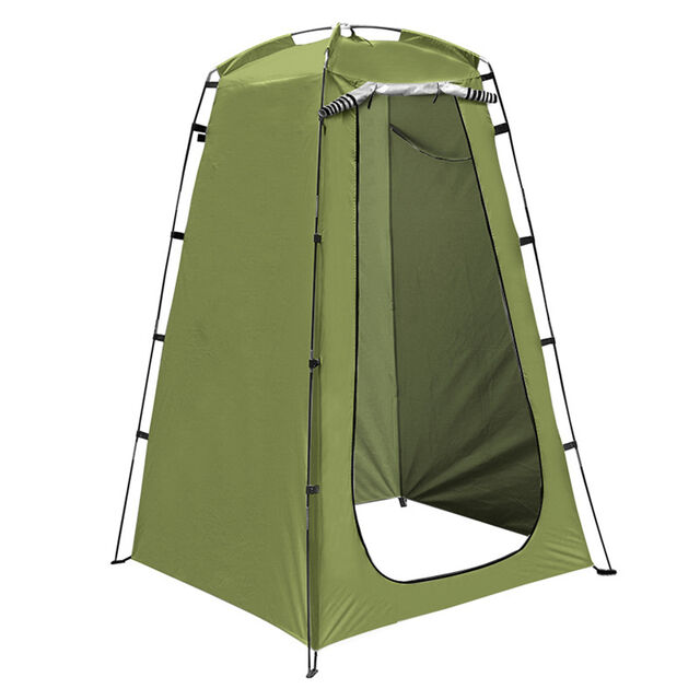 Nouvelle tente de douche et de toilette de camping extérieure personnalisée