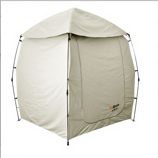 Nouvelle tente de douche et de toilette de camping extérieure personnalisée