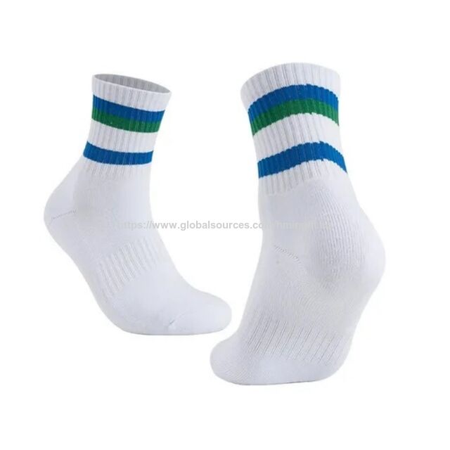 Chaussettes de sport de badminton personnalisées, mi-mollet, anti-humidité et anti-odeur