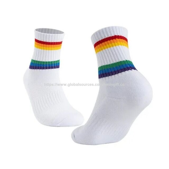 Chaussettes de sport de badminton personnalisées, mi-mollet, anti-humidité et anti-odeur