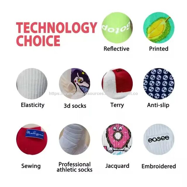 Chaussettes de sport de badminton personnalisées, mi-mollet, anti-humidité et anti-odeur