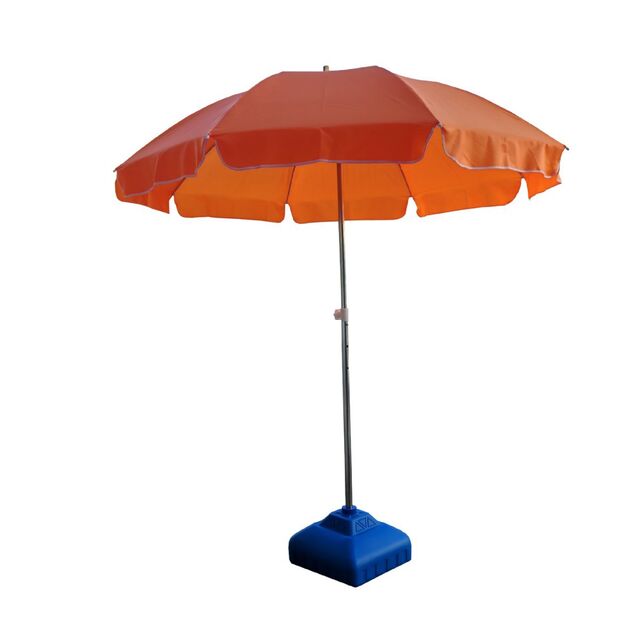 Guarda-Sol de Praia Listrado para Exterior, Guarda-Sol Impermeável para Venda Ambulante na Praia