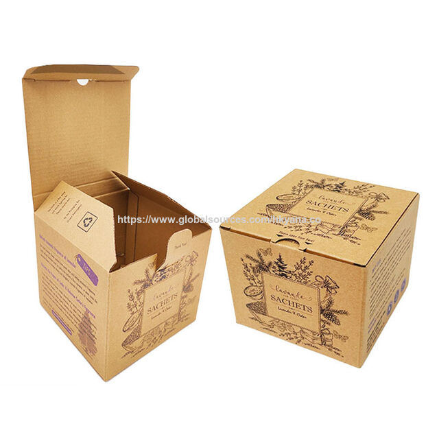 Cajas de cartón corrugado marrón personalizadas para envíos - Embalaje plano a medida