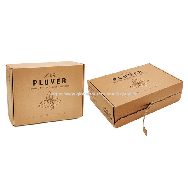 Cajas de cartón corrugado marrón personalizadas para envíos - Embalaje plano a medida