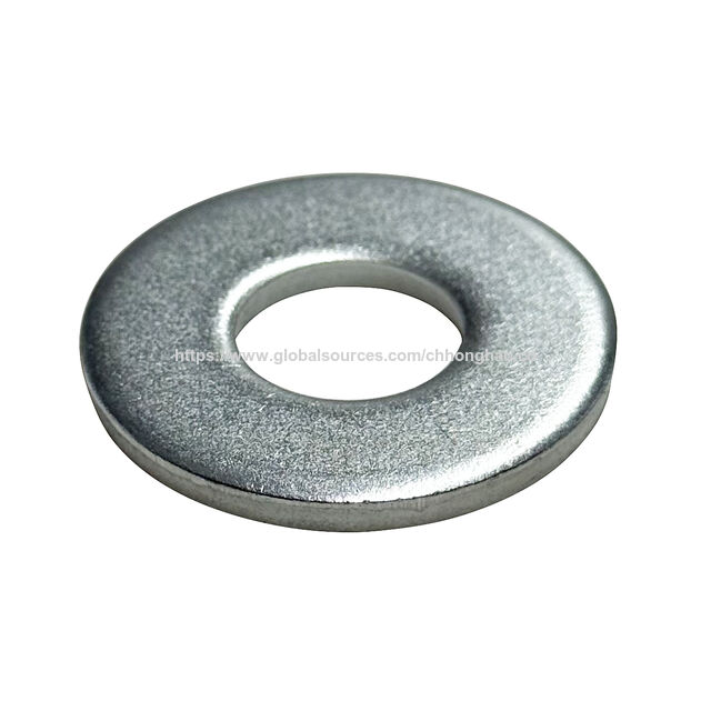 Flache Metallscheibe, Verbundscheibe aus Edelstahl, Runde Scheibe aus Edelstahl 304