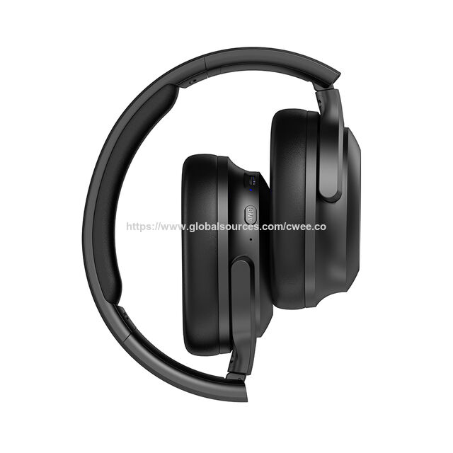 Fones de ouvido Bluetooth sem fio esportivos mais vendidos, fones de ouvido Bluetooth dobráveis com microfone e controle de volume.