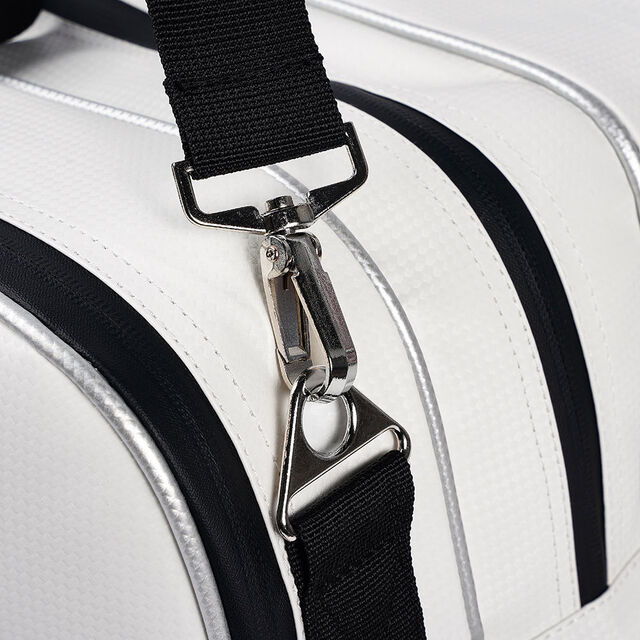 Saco de raquete de pickleball de nylon à prova d'água com capacidade para 3-6 raquetes de badminton, saco esportivo de badminton, raquete de tênis, sacos esportivos, branco, pacote com 12