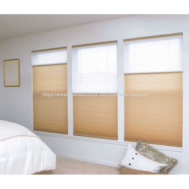Wholesale Customized No drill no tools honeycomb shades