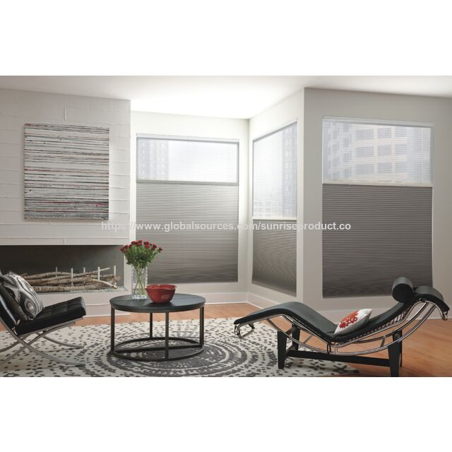 Wholesale Customized No drill no tools honeycomb shades