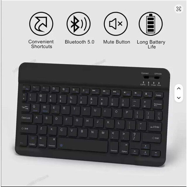 Étui de protection en cuir avec clavier sans fil USB BT pour tablette Samsung Galaxy Tab S10 FE Plus 13,1 pouces 2025