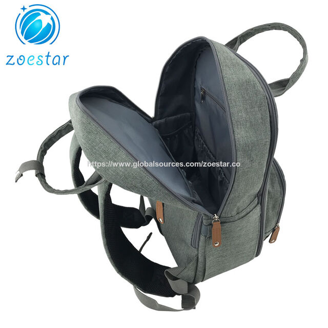 Multifunktionaler Baby-Wickelrucksack mit großem Fassungsvermögen, wasserdichtem und strapazierfähigem Gewebe, mehreren Taschen, isoliertem Flaschenfach