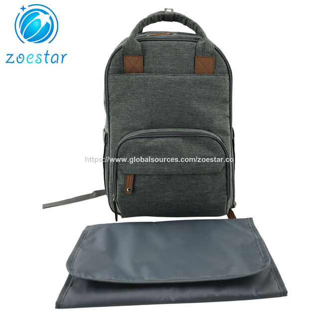 Multifunktionaler Baby-Wickelrucksack mit großem Fassungsvermögen, wasserdichtem und strapazierfähigem Gewebe, mehreren Taschen, isoliertem Flaschenfach