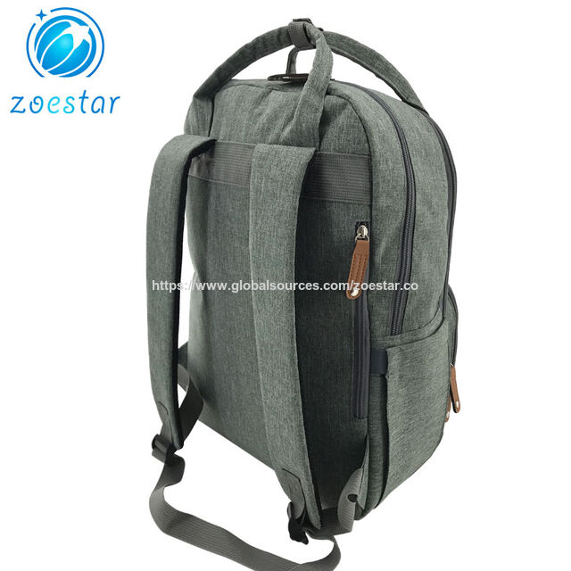 Multifunktionaler Baby-Wickelrucksack mit großem Fassungsvermögen, wasserdichtem und strapazierfähigem Gewebe, mehreren Taschen, isoliertem Flaschenfach