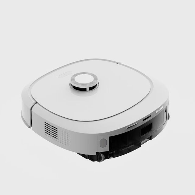 Saugroboter mit selbsterleerender Staubbox und rotierender Wischfunktion, Crawler-Mop-Design, LDS-Lidar-Navigation/dTOF-Linienlaser, Anti-Verhedderungs-Design