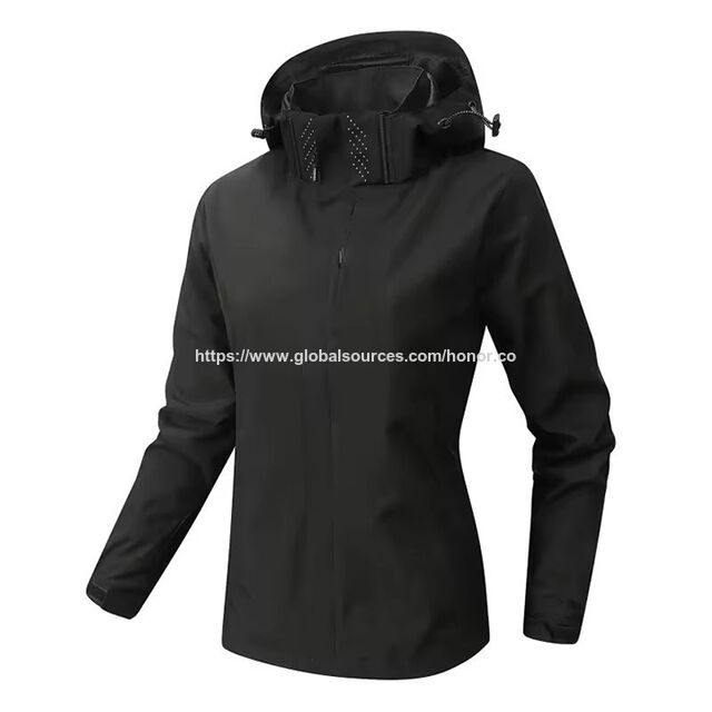 Veste d'extérieur d'hiver pour femmes, décontractée et de haute qualité, design ample, impression de logo, grande taille, veste imperméable pour l'automne