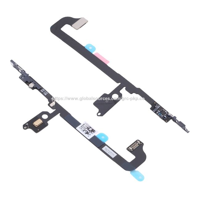 Nappe Flex d'alimentation pour iPhone 14 Pro, bouton latéral de volume haut/bas, câble flexible avec métal