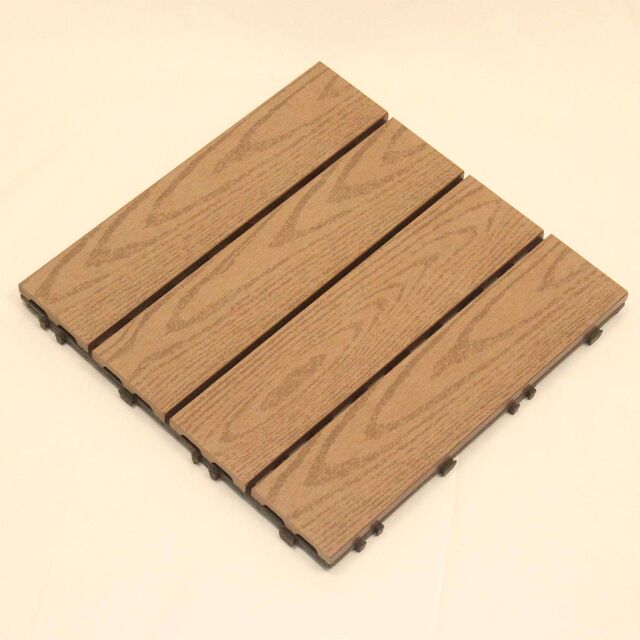 Plancher WPC Premium Imperméable en Composite Bois-Plastique pour Usage Intérieur Résidentiel et Commercial