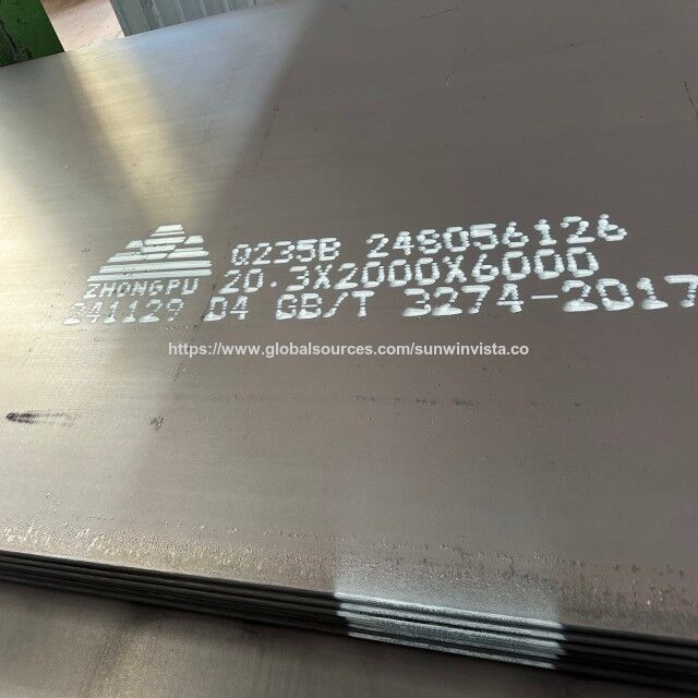 Heiß verkaufte Astm A36 SS400 Stahlplatten, warmgewalzte Kohlenstoffstahlplatten, Astm A945, Q195, Q235, Q345 Kohlenstoffstahlplatten