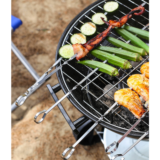 Juego de barbacoa de acero inoxidable para exteriores, uso doméstico, para asados y parrilladas