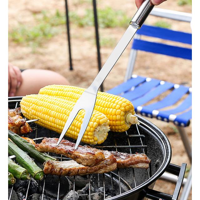 Juego de barbacoa de acero inoxidable para exteriores, uso doméstico, para asados y parrilladas