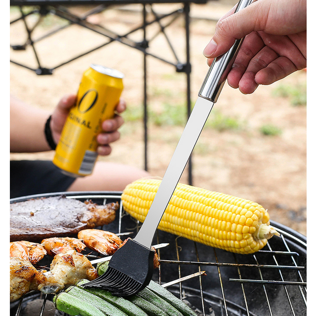 Juego de barbacoa de acero inoxidable para exteriores, uso doméstico, para asados y parrilladas