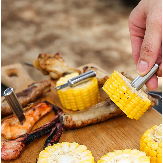 Juego de barbacoa de acero inoxidable para exteriores, uso doméstico, para asados y parrilladas