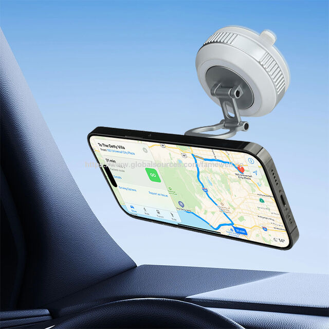 Verstellbare magnetische Autotelefonhalterung mit verbessertem Griff für Telefon 17 Pro Max 16 15 14 13