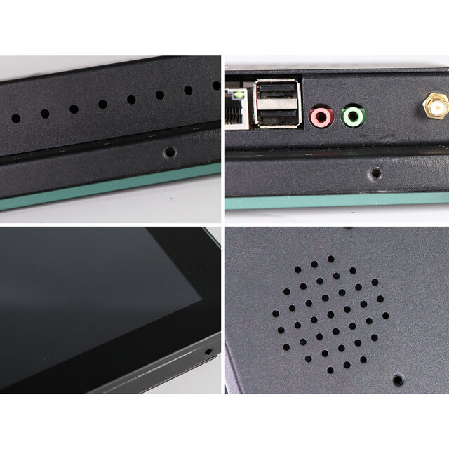 Moniteur à Cadre Étroit 21.5, 27, 32, 43 Pouces, Résolution Full HD, Écran Tactile Capacitif, PC Interactif Tout-en-Un pour l'Industrie