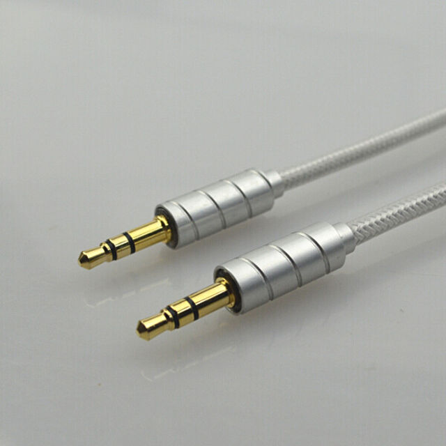3,5 mm 3-poliger Audiostecker, vergoldet.