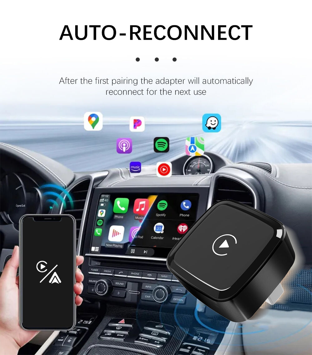 Ce Rohs Fcc Certified Wireless Carplay Android Auto Adapter Converts ...